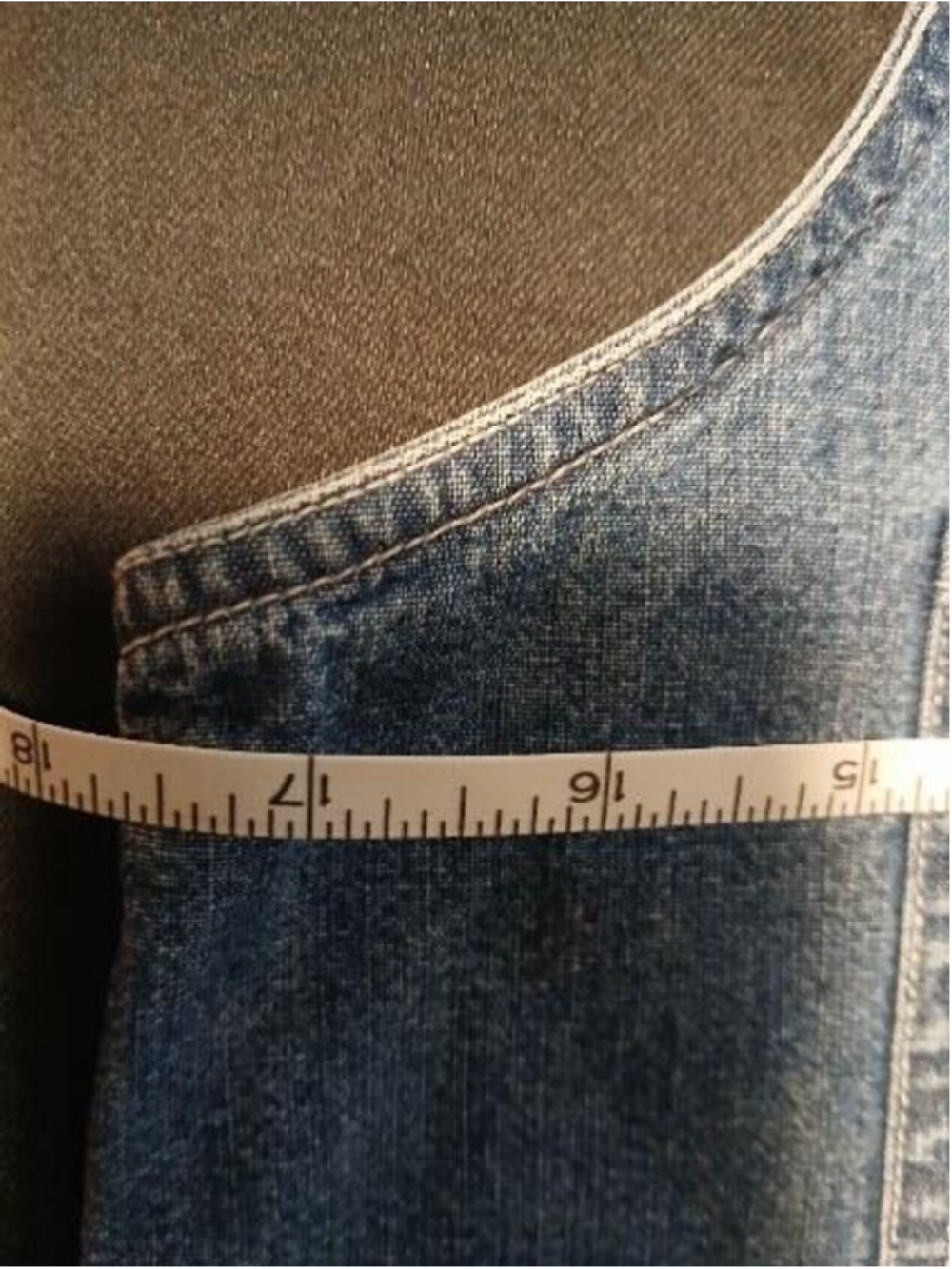 Tommy Jeans Women's Sleeveless Y2K Denim Snap Front Size 4 - INV01 A1 - Picture 5 of 12